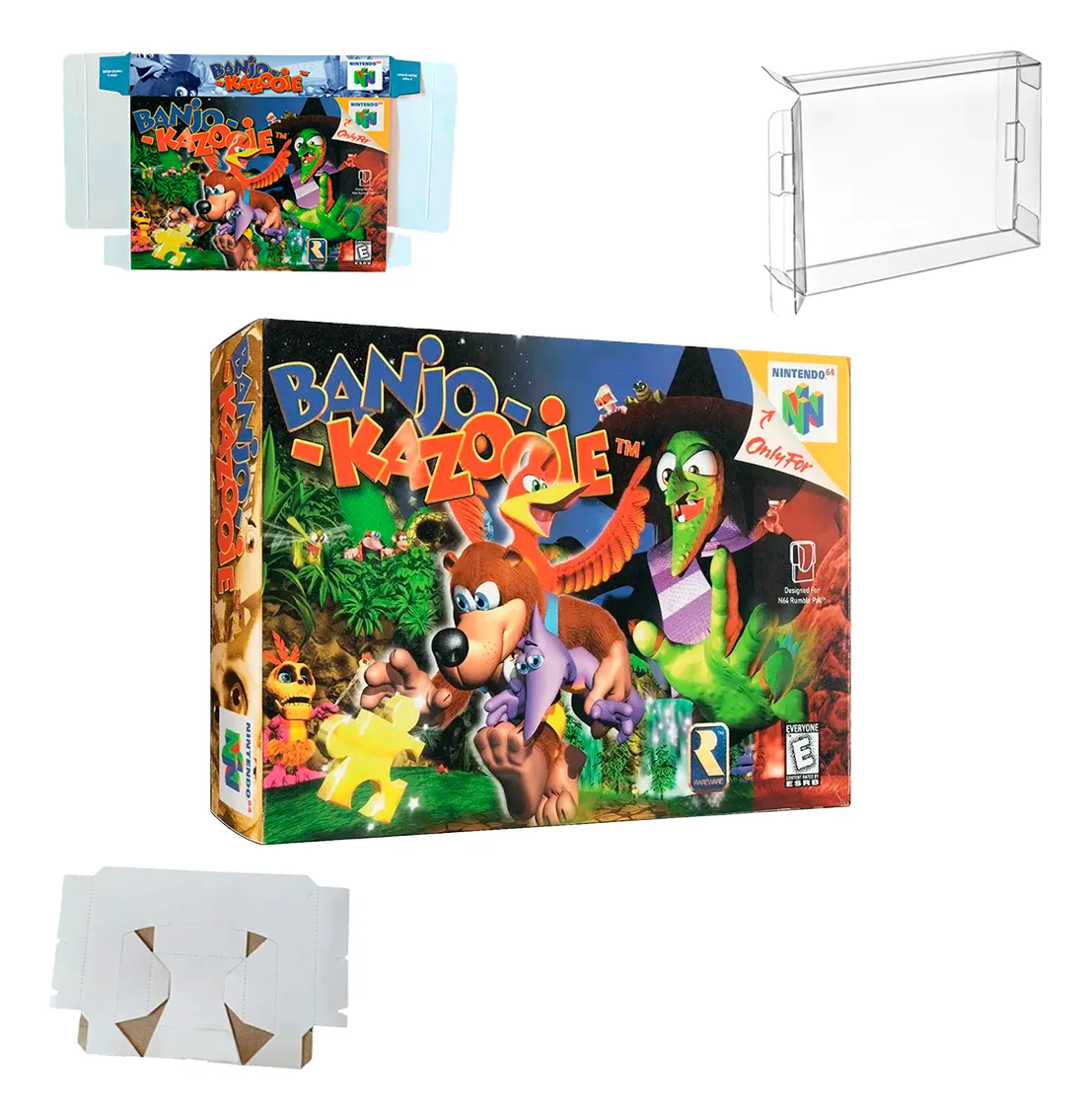 Protector Juegos Retro Caja De Plástico Laminado Kazooie - Image 5