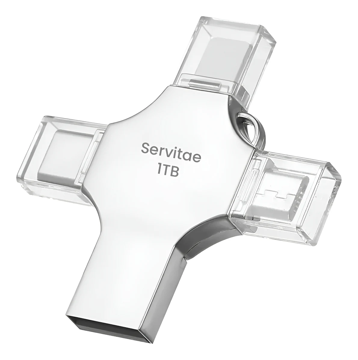 Memoria Otg 4 En 1 iPhone Android iPad Pc Usb-c Lighting 1tb - Image 6