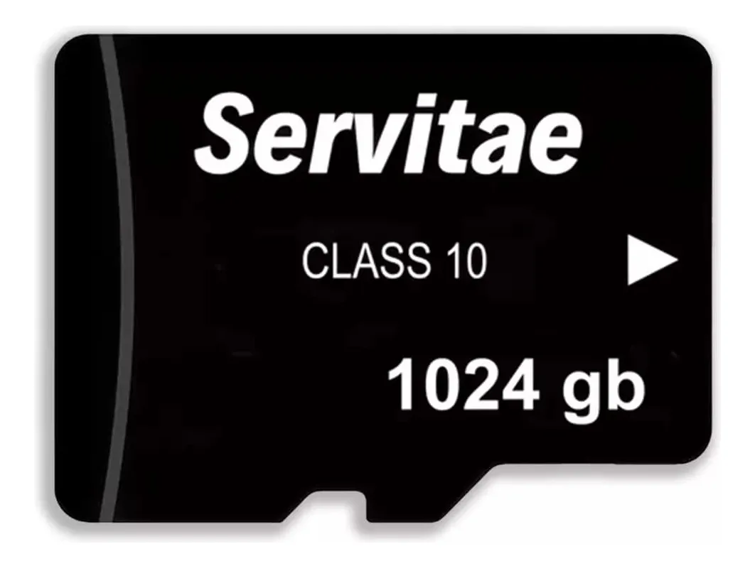 Memoria Micro TF 1TB Servitae con adaptador SD, almacenamiento de 1 tera para celulares, cámaras y tablets