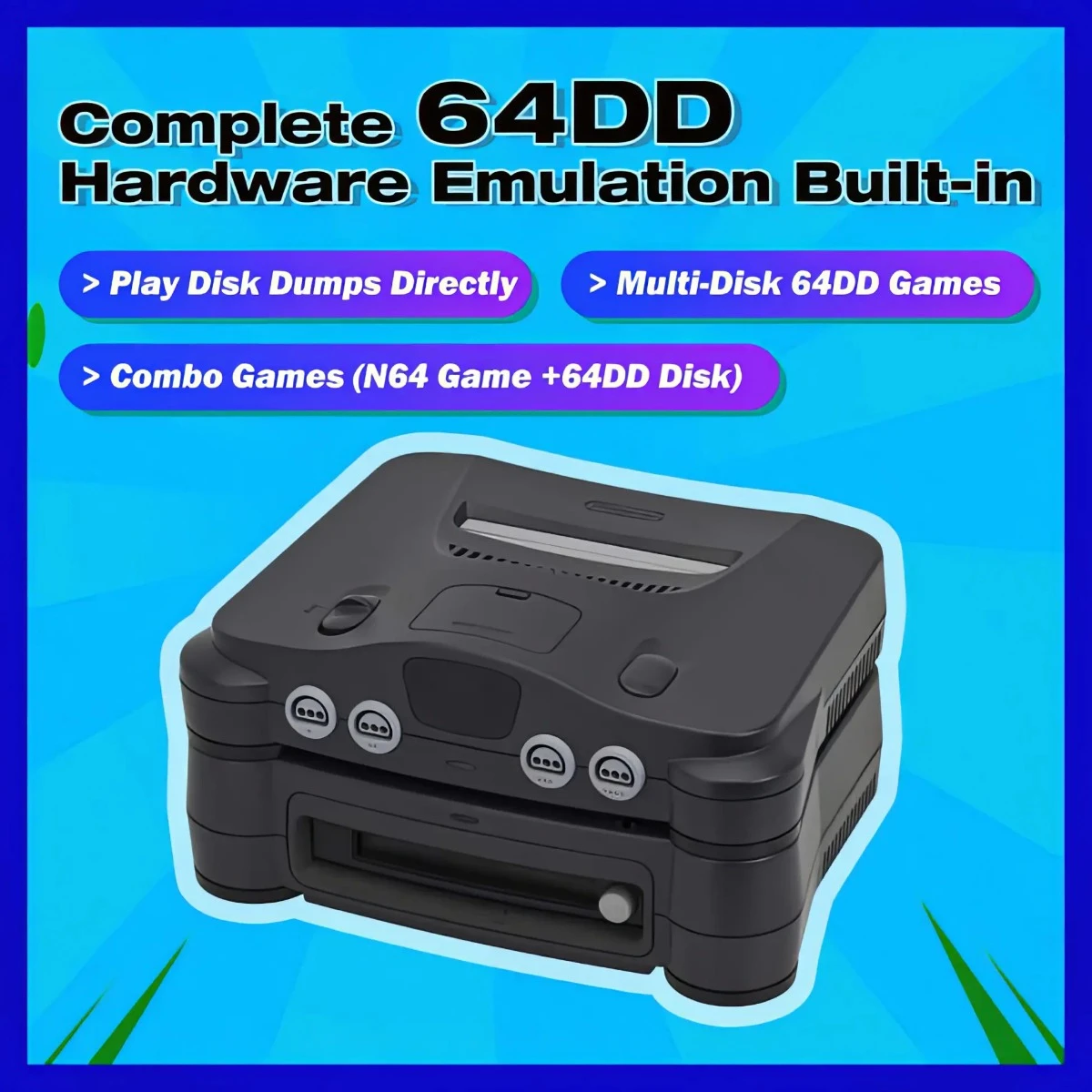 Cartucho Summer Cart Ed64 N64dd Aio Gris - Image 4