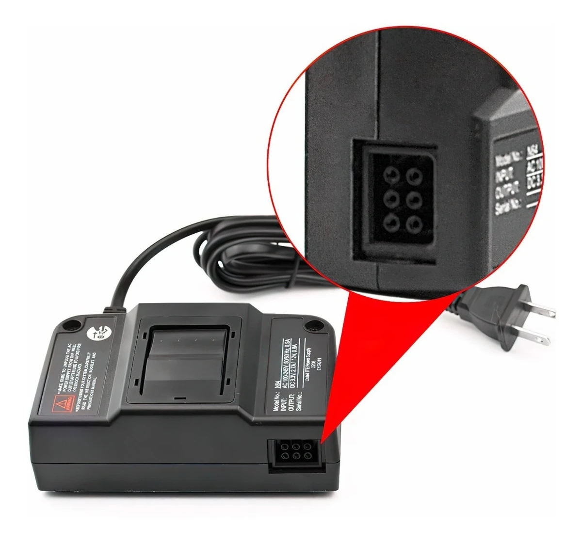 Eliminador Adaptador De Corriente Para Nintendo 64 Ac Ca - Image 2