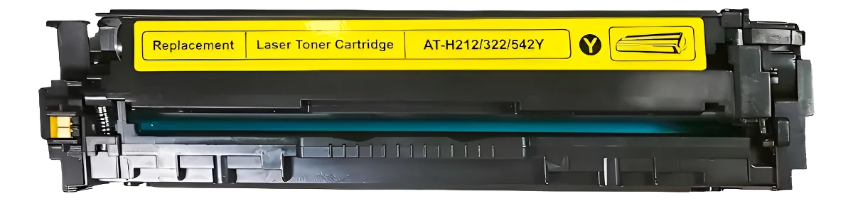 Toner compatible amarillo para impresoras AT212, 322 y 542, ideal para impresión profesional con color vibrante y alta calidad
