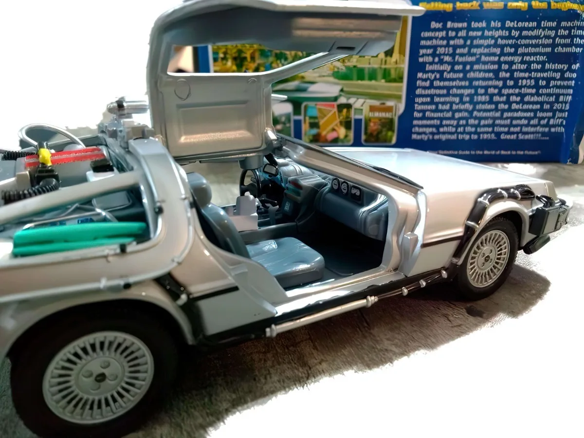 Welly 1/24 Delorean Volver A El Futuro Ii Time Machine Metal - Image 6