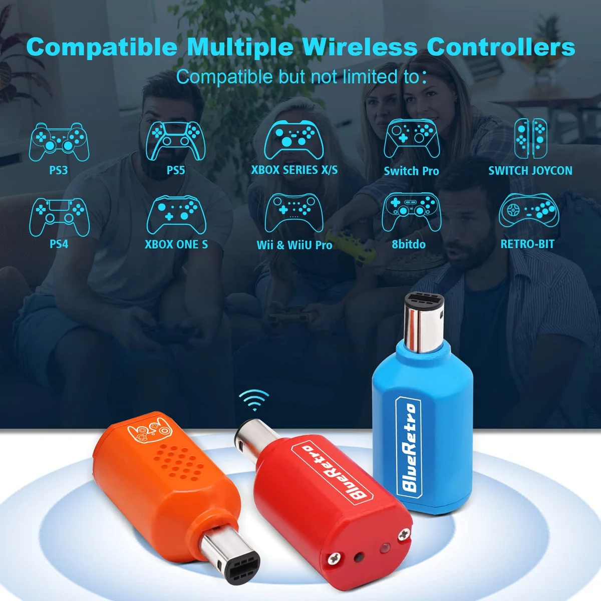 Adaptador 1 Mando Inalámbrico Bluetooth Bitfunx Gamecube - Image 2