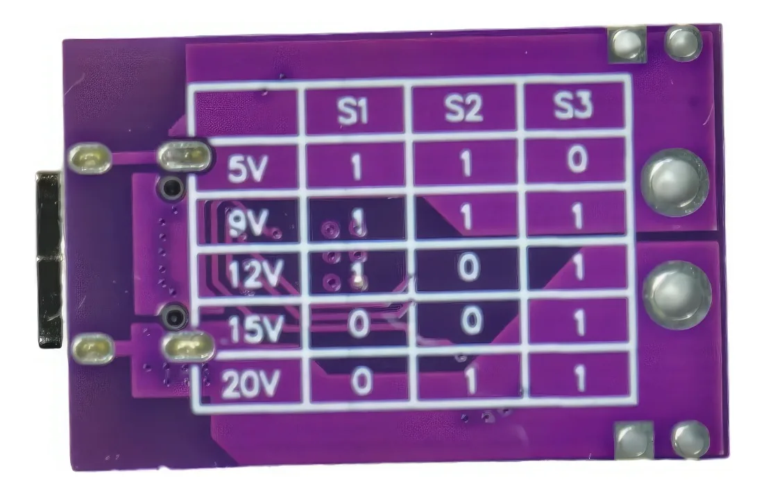Selector De Voltaje Usb-c De 5v-20v Eliminador Cel - Image 5