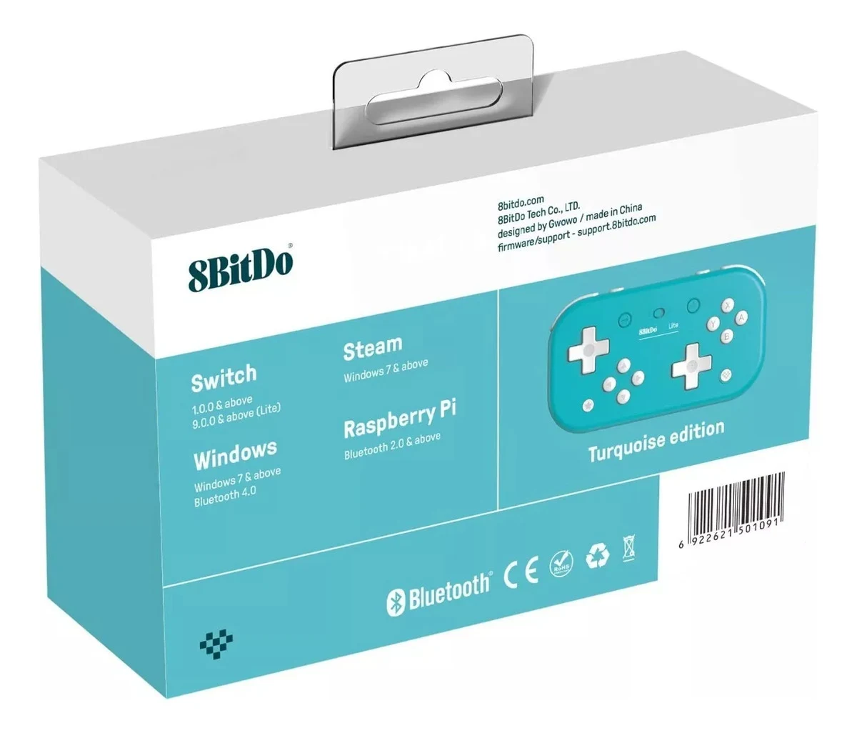 Control Inalámbrico 8bitdo Lite 2 Bluetooth Switch Turquesa - Image 8