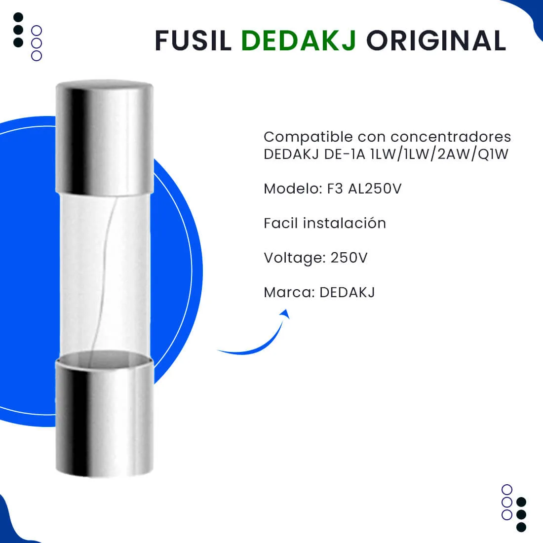 Repuesto Fusible Nuevo Dedakj Original - Image 7