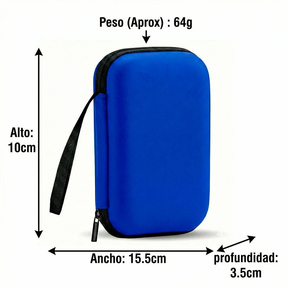Estuche Brobotix Para Disco Duro 2.5 Azul Rey - Image 2