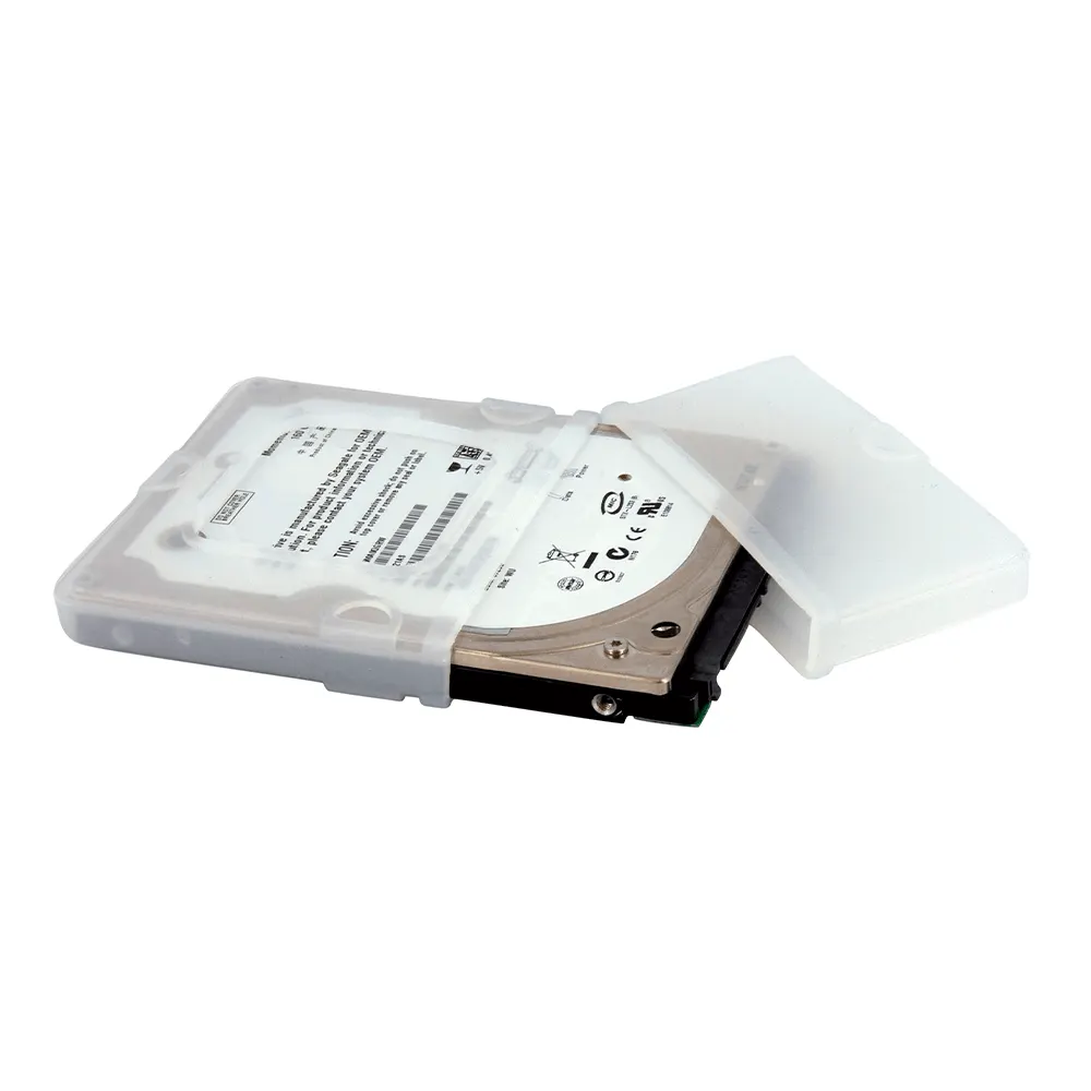 Funda protectora StarTech para disco duro 2.5 con tapa, ideal para guardar y transportar tu unidad de forma segura