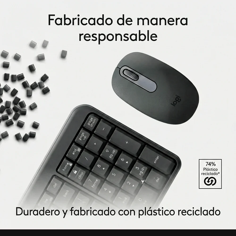 Kit Teclado Mouse Logitech MK250 Español Bluetooth - Image 4