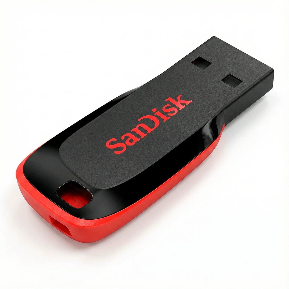 Memoria USB 64GB SANDISK Cruzer Blade Z50 Negro Rojo - Image 2