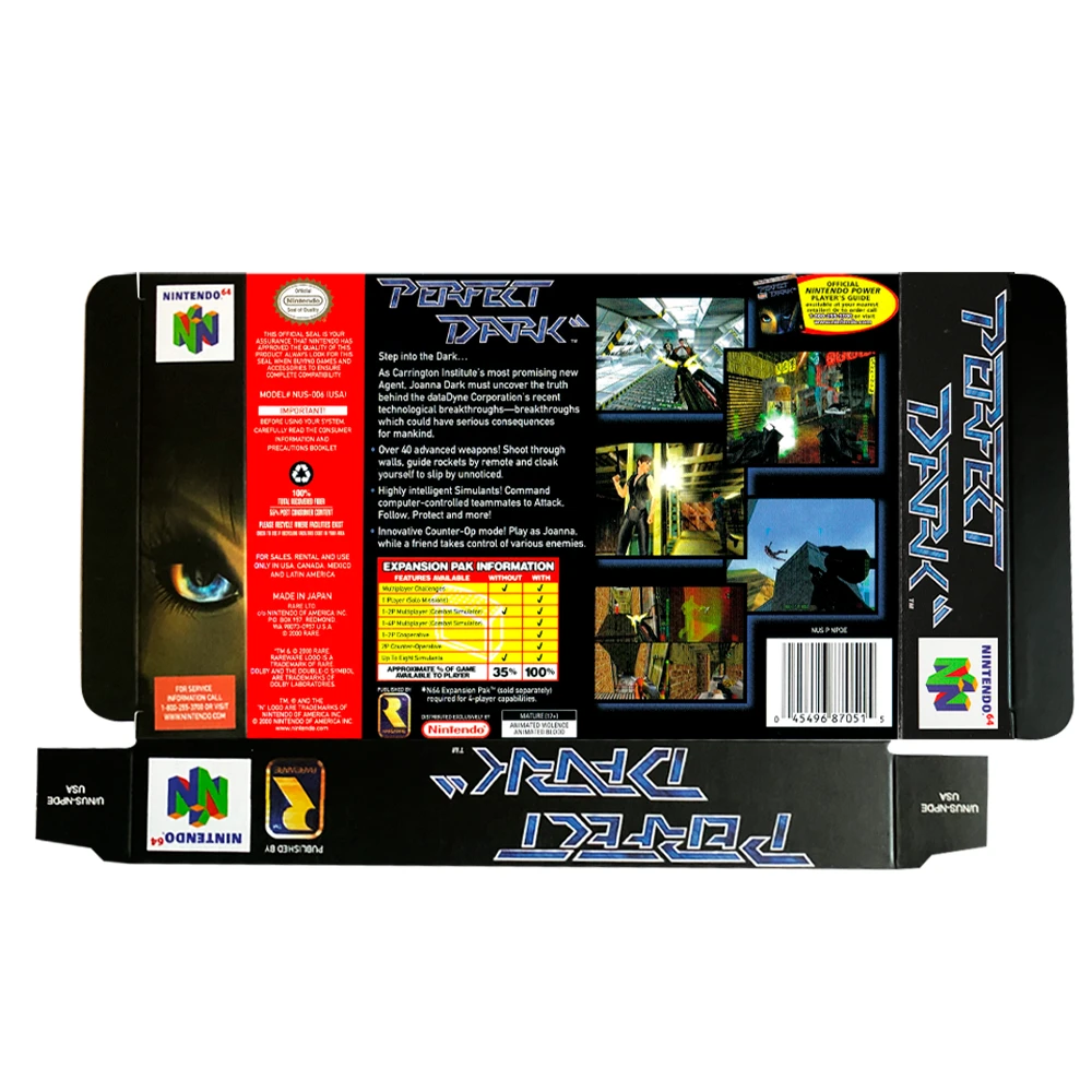 Protector Juegos Retro De Acrilico Laminado Perfect Dark - Image 4