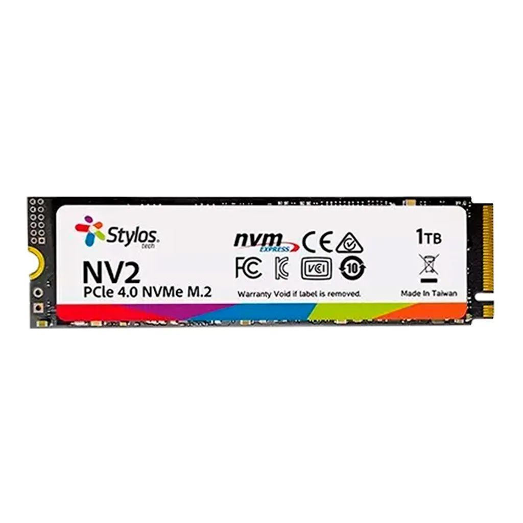 Disco duro sólido SSD Stylos de 1TB con interfaz M.2 NVMe PCIe 3.0x4 para almacenamiento rápido en laptop o PC de escritorio