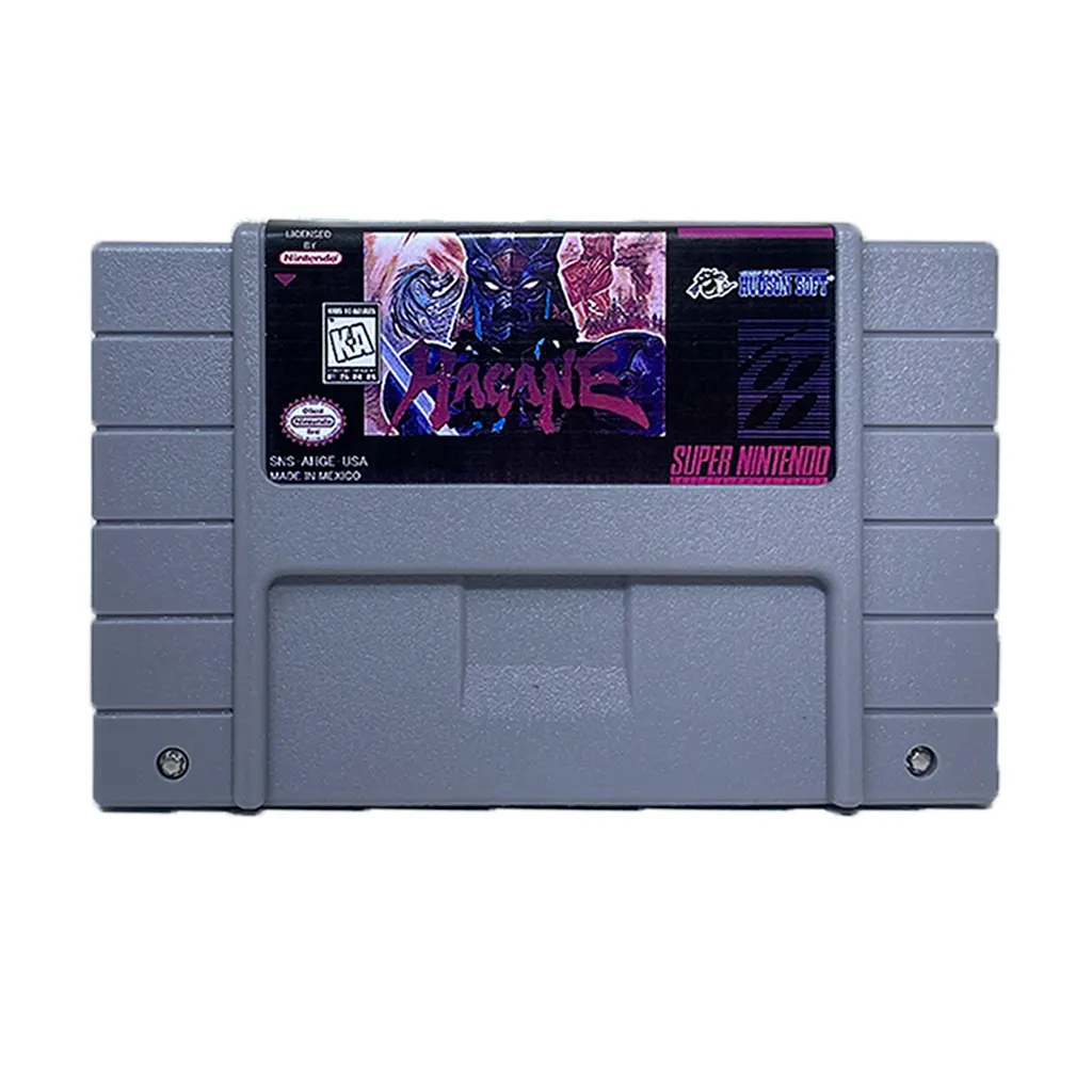 Cartucho original de Hagane The Final Conflict para Super Nintendo, edición física para consola SNES