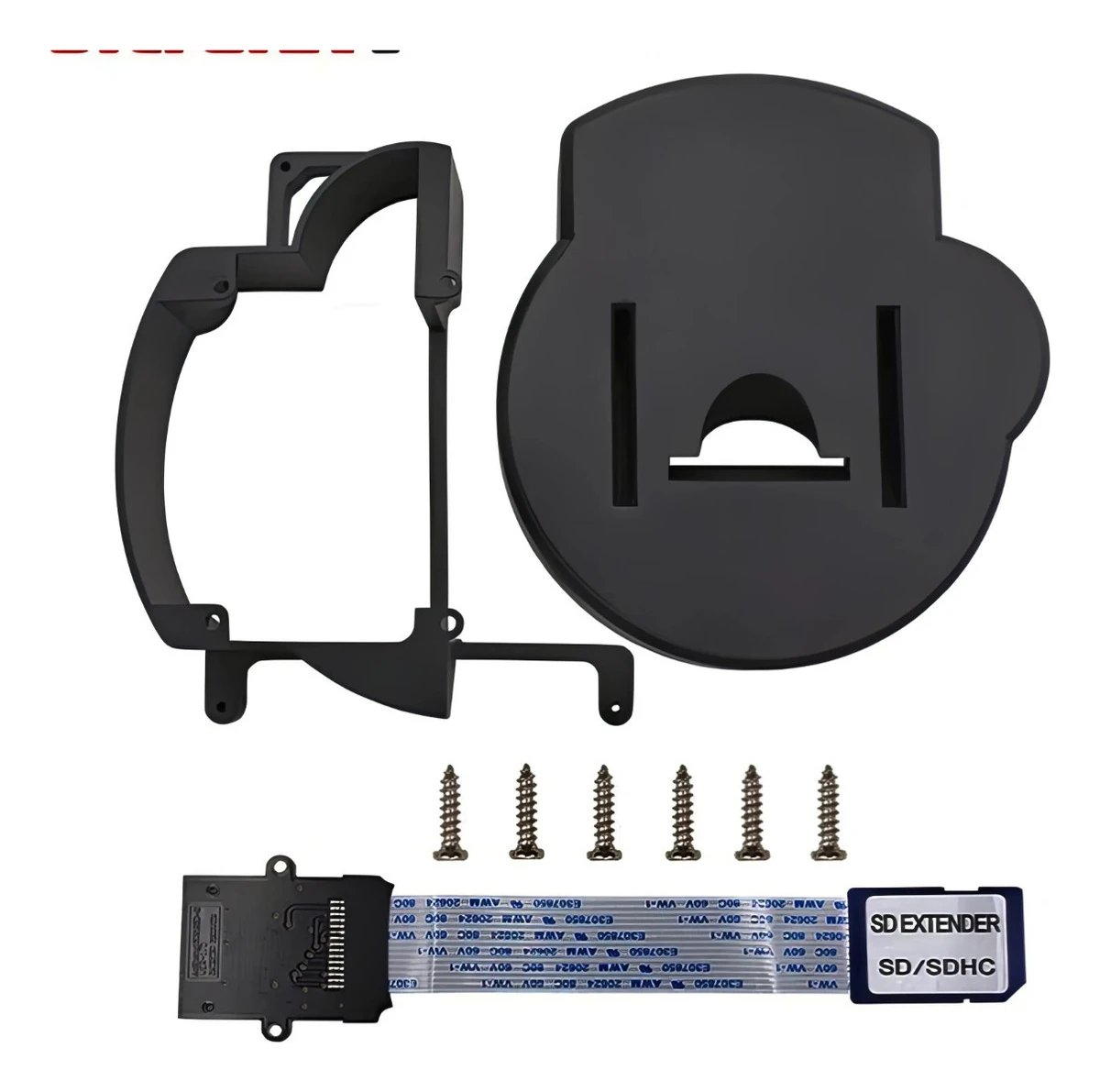 Kit de extensión para tarjeta SD con adaptador NGC GC Loader compatible con Gamecube, color negro, ideal para cargar juegos y aplicaciones homebrew