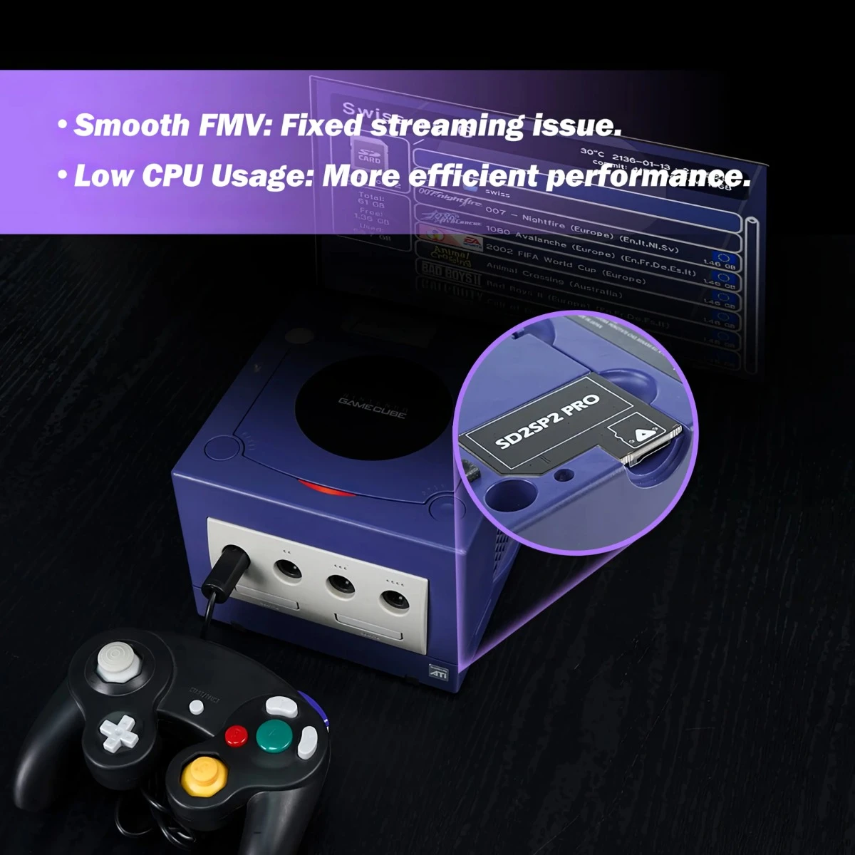Lector Adaptador Sd Gamecube Ngc Nintendo Sd2sp2 Pro V1.3 - Image 6