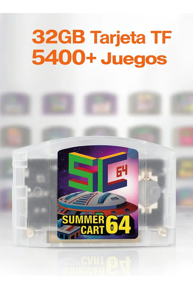 Cartucho Summer Cart Ed64 N64dd Aio Trasparente - Image 4