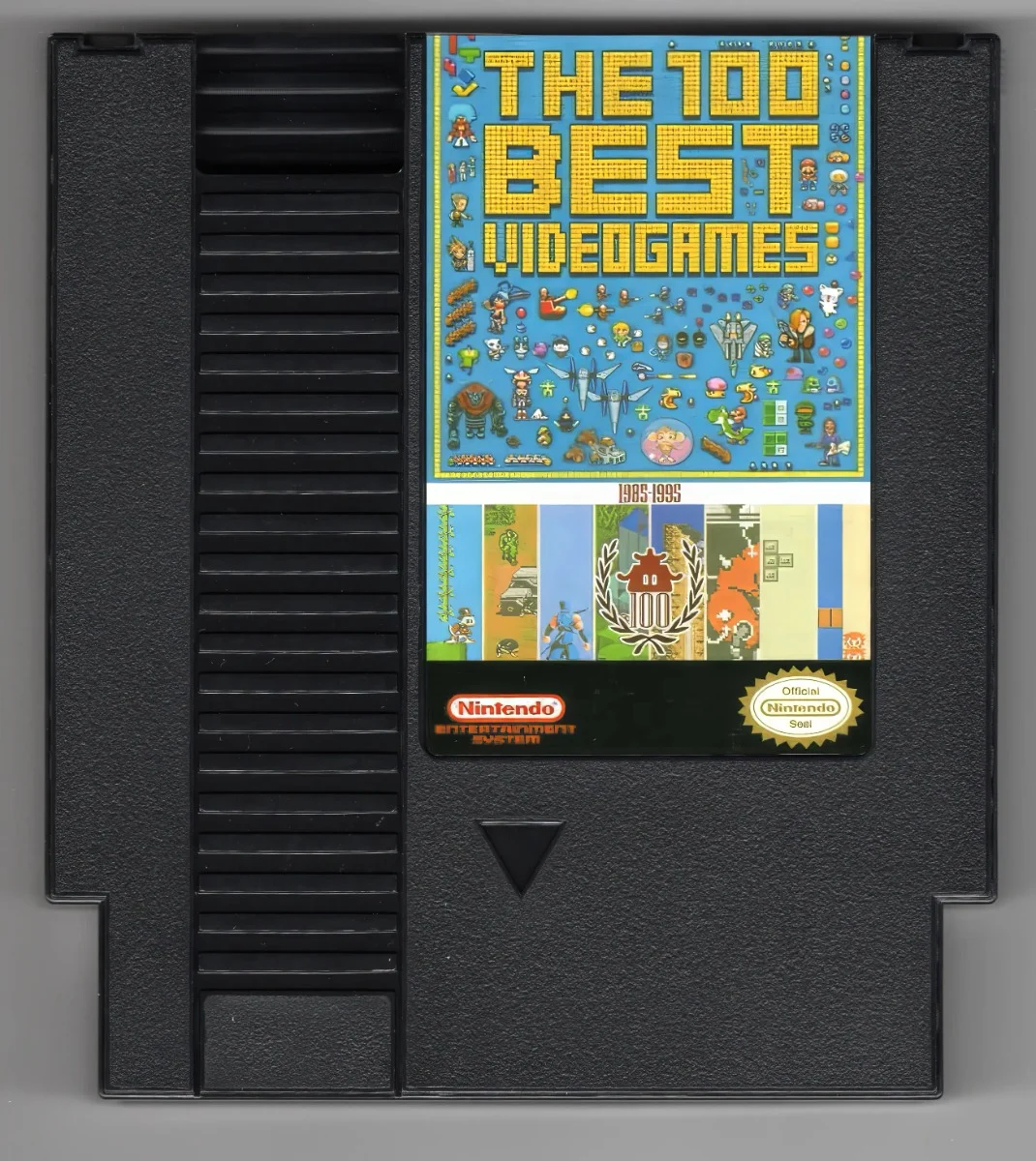 Cartucho de colección NES 100 en 1 con la mejor selección de juegos clásicos para consola Nintendo Entertainment System