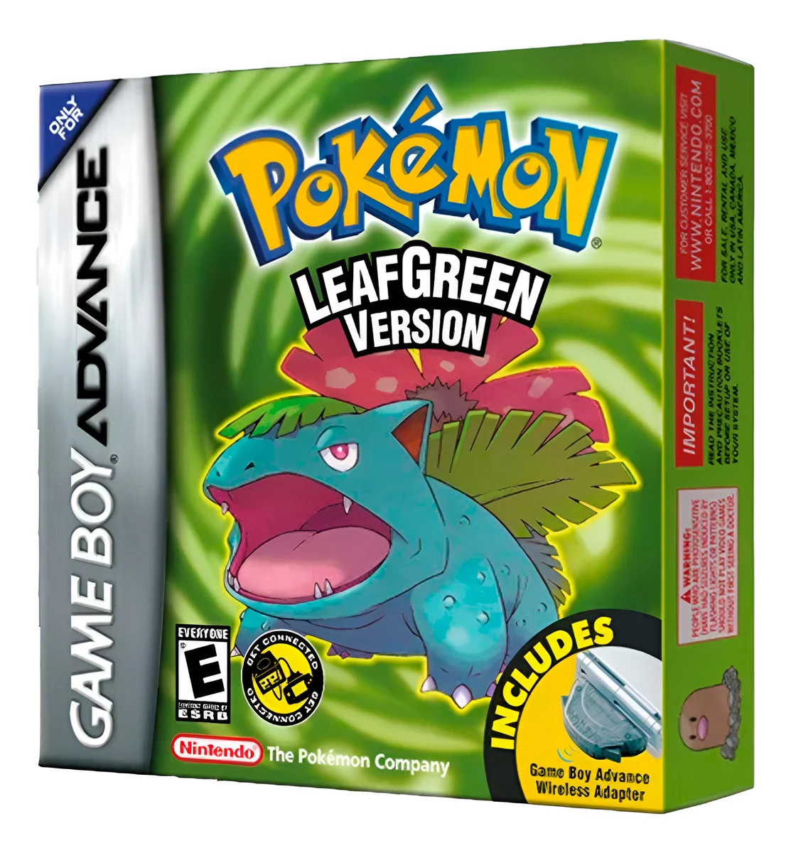Pokémon Leaf Green Gba Juego Físico En Caja Con Protección - Image 2