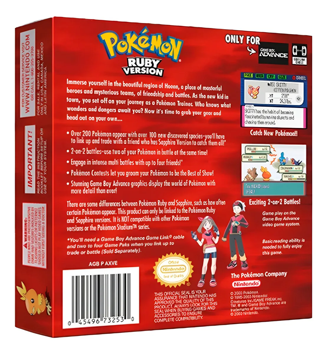 Pokémon Ruby Gba Juego Físico En Caja Con Protección - Image 3