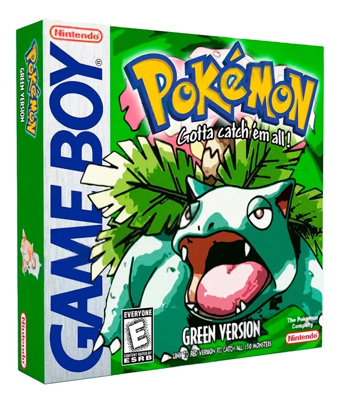 Pokémon Green Versión Game Boy Nuevo En Caja Con Acrílico - Image 2