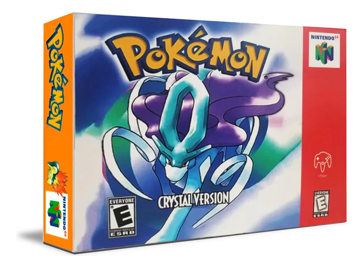 Pokémon Crystal Version para Nintendo 64, juego clásico de Pokémon en tu consola N64, revive la aventura y atrapa a todos los pokémon