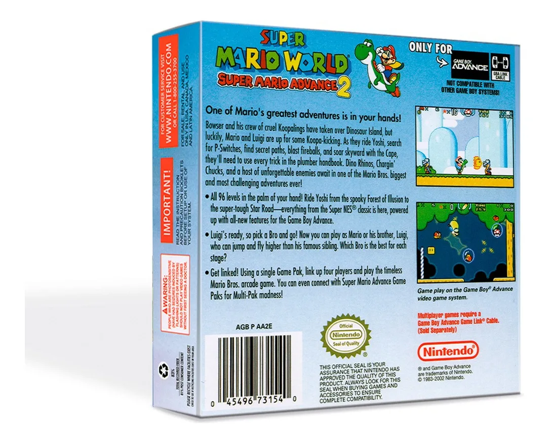 Super Mario Advance 2 Super Mario World Gba - Image 2
