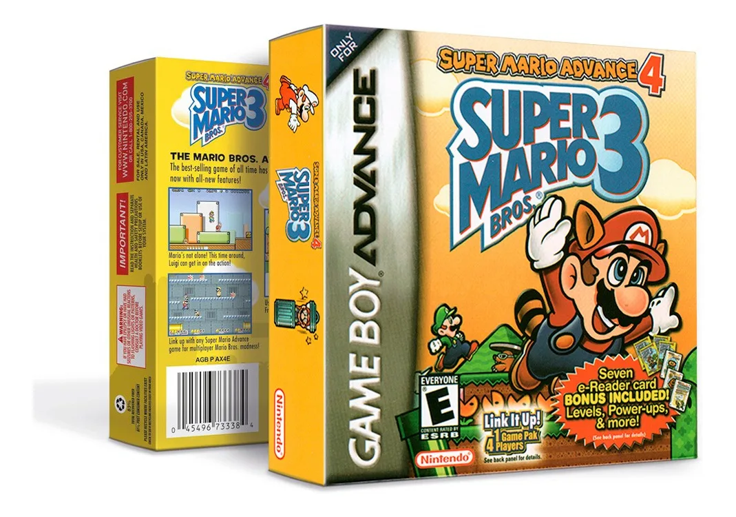 juego super mario advance 4 con super mario bros 3 para game boy advance gba cartucho original