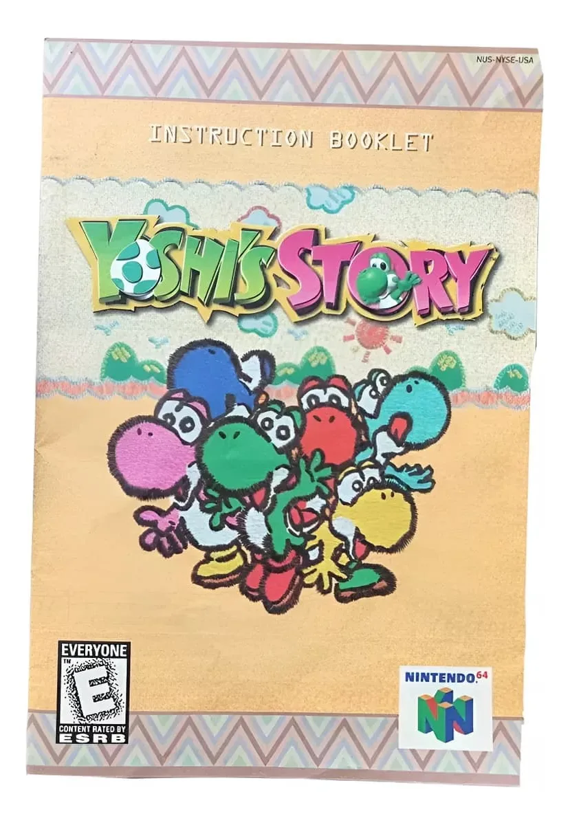 Yoshi's Story N64 Físico En Caja Con Manual Nintendo 64 - Image 4