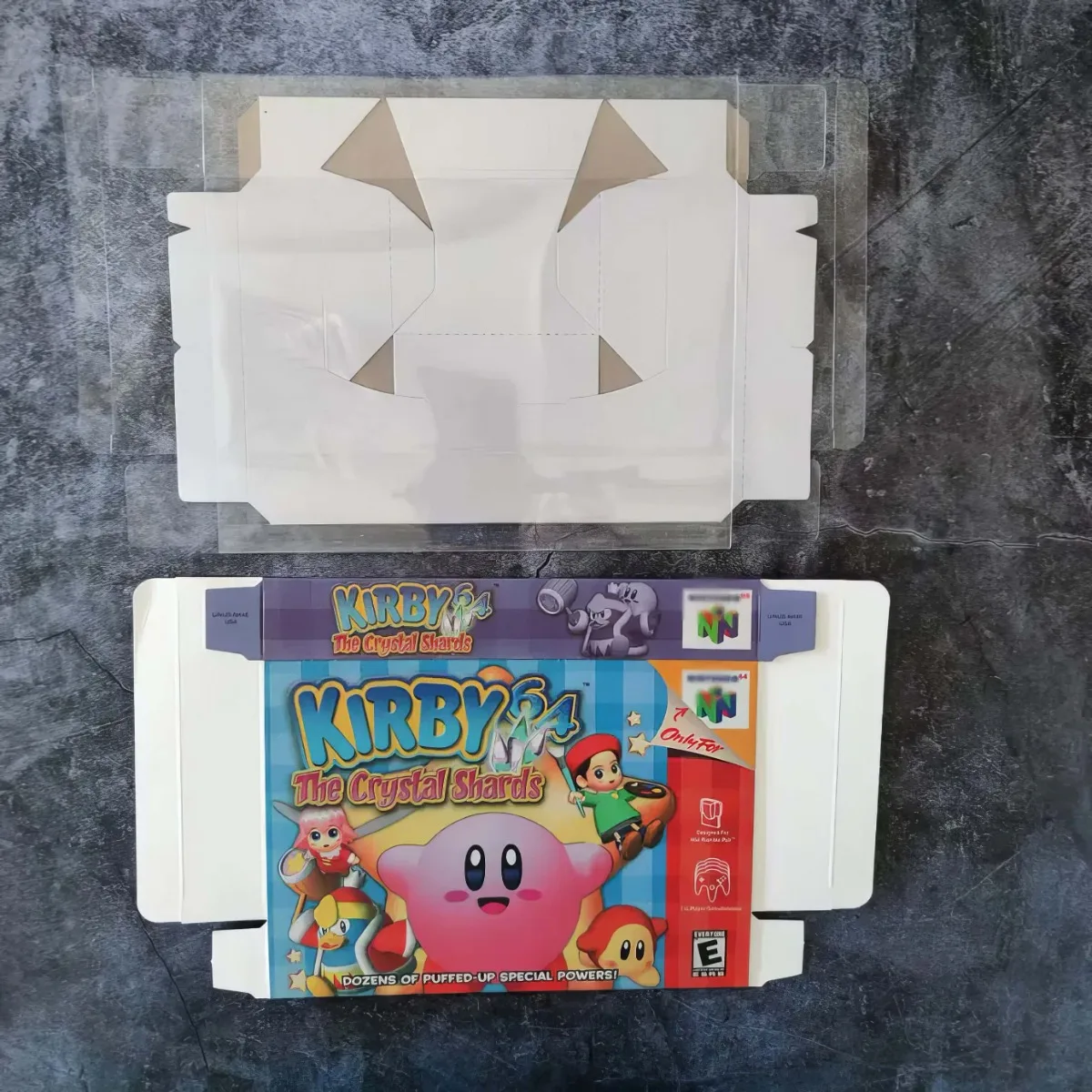 Protector Juegos Retro Caja De Plástico Laminado Kirby 64 - Image 2