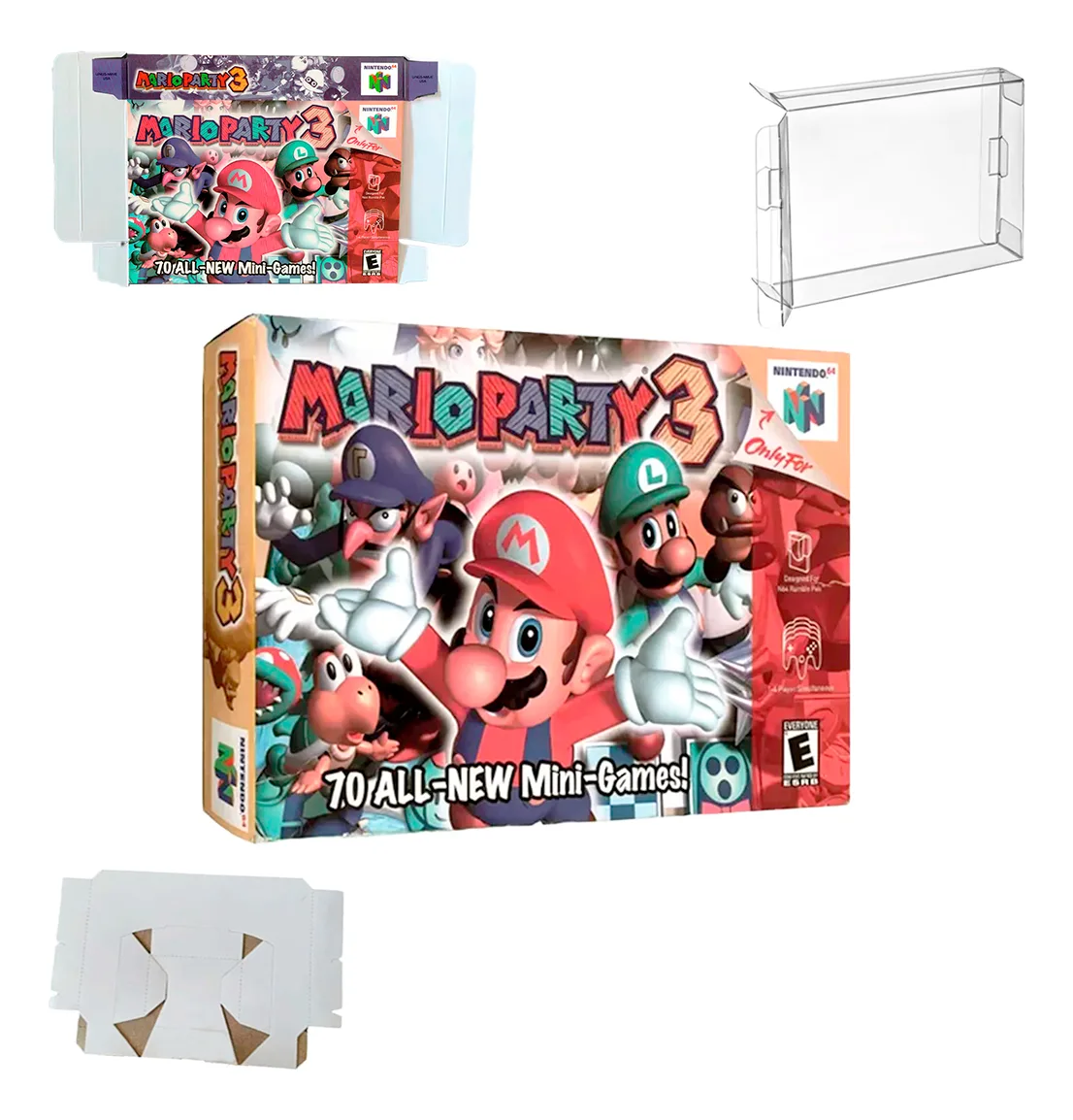 Protector Juegos Retro Caja De Plástico Laminado Party 3 - Image 5