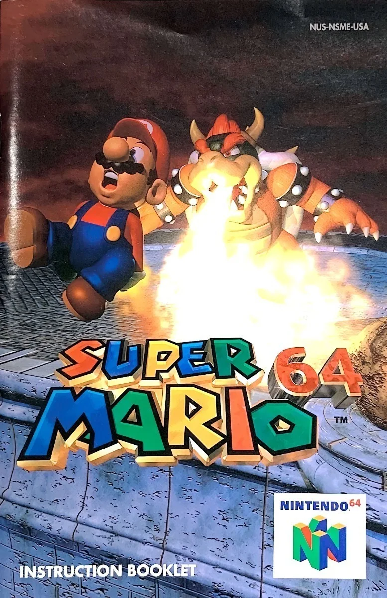 Super Mario 64 Físico En Caja Con Manual Nintendo 64 - Image 5