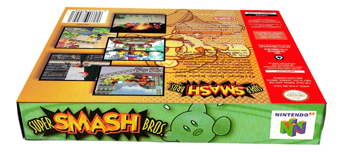 Super Smash Bros Nintendo 64 Físico En Caja Con Manual - Image 3