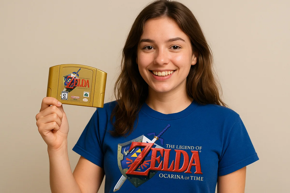 The Legend Of Zelda Ocarina Of Time N64 Español Dorado - Image 4