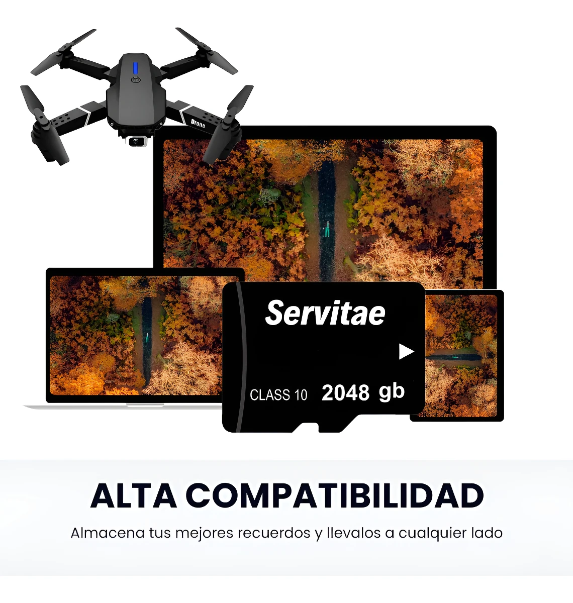Memoria Micro Tf 2tb Servitae 2 Tera Con Adaptador Servitae - Image 7