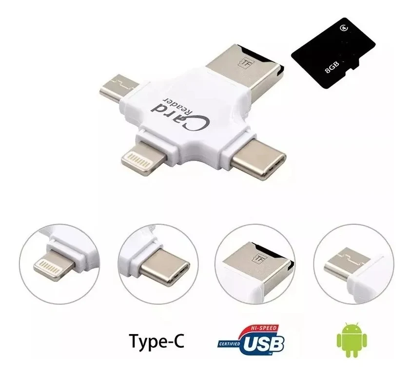 Memoria 1tb Lightning Android Pc Usb-c Microusb Otg 4 En 1 - Image 5