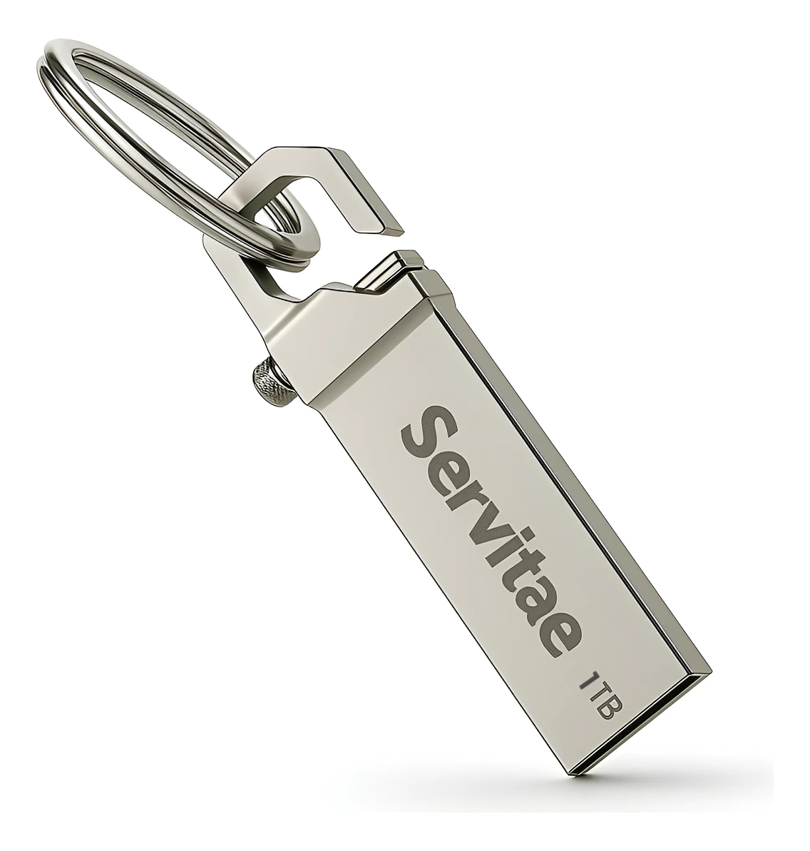 Memoria USB 1TB Servitae en forma de llavero, disco de 1 terabyte para almacenar y transportar archivos de forma práctica