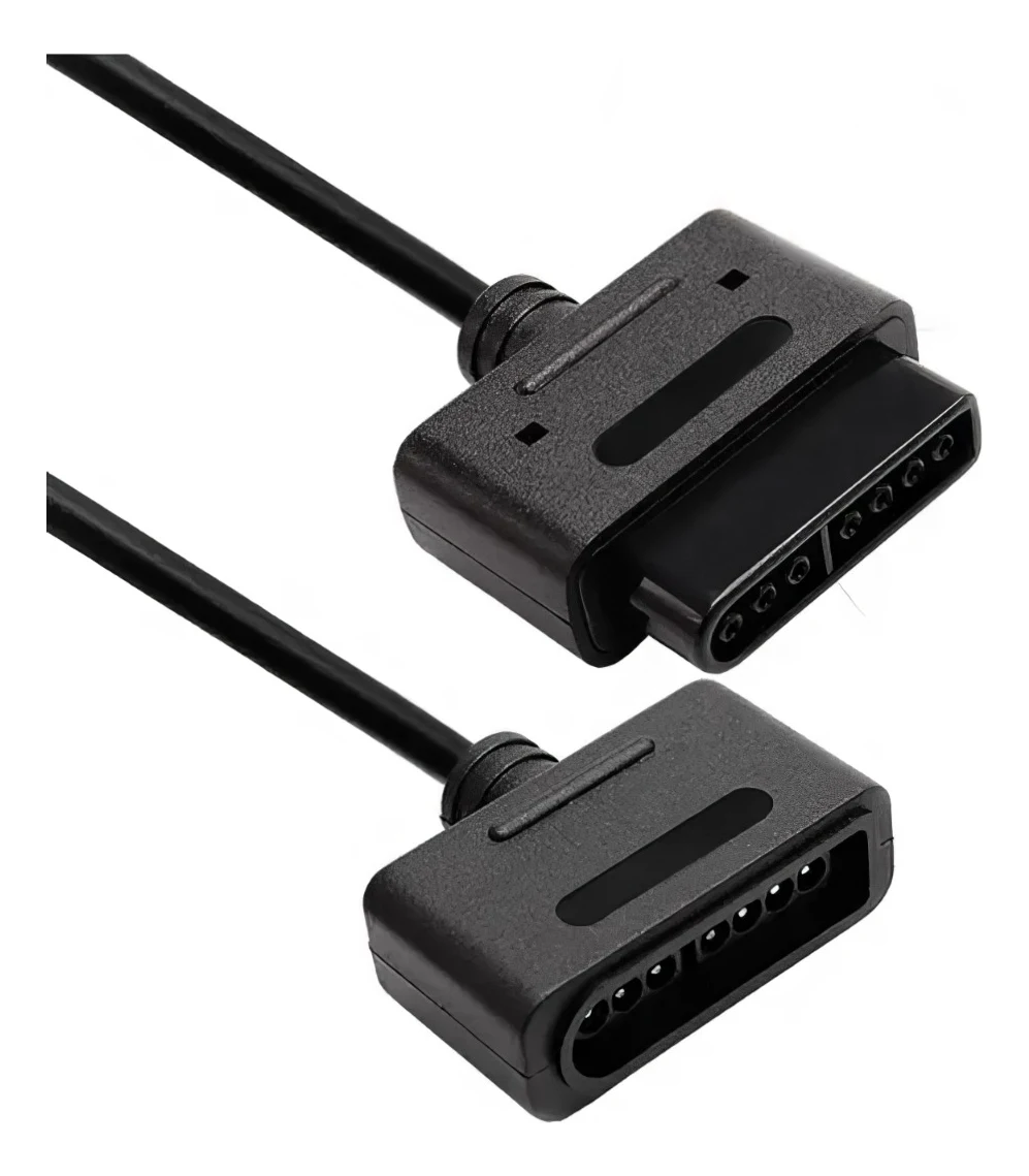 Cable de extensión de 1.8 metros para consola SNES Super Nintendo, compatible con control original, alarga el alcance para jugar cómodamente