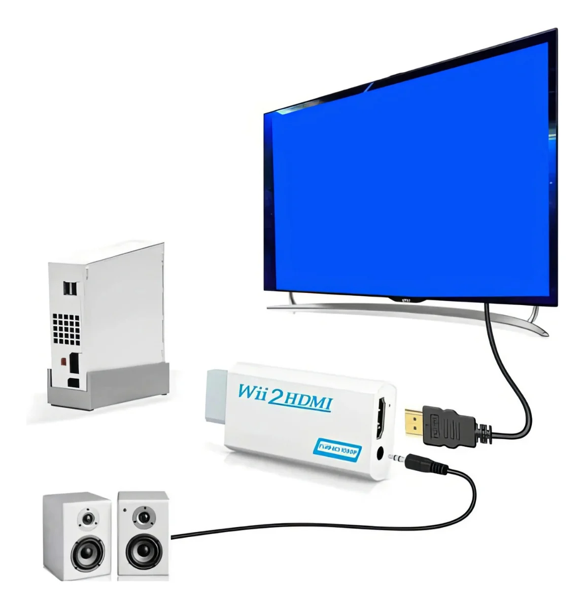 Adaptador Wii Conectar Hdmi 1080p Convertidor Audio Y Vídeo - Image 5