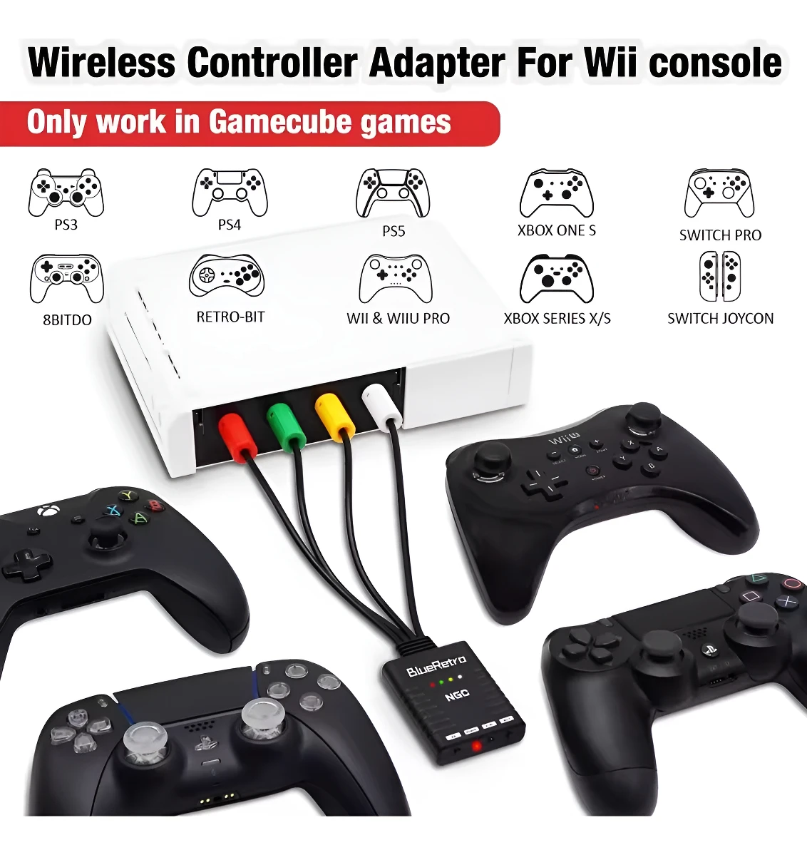 Adaptador Blueretro Gamecube Mandos Inalámbricos Bluetooth - Image 3