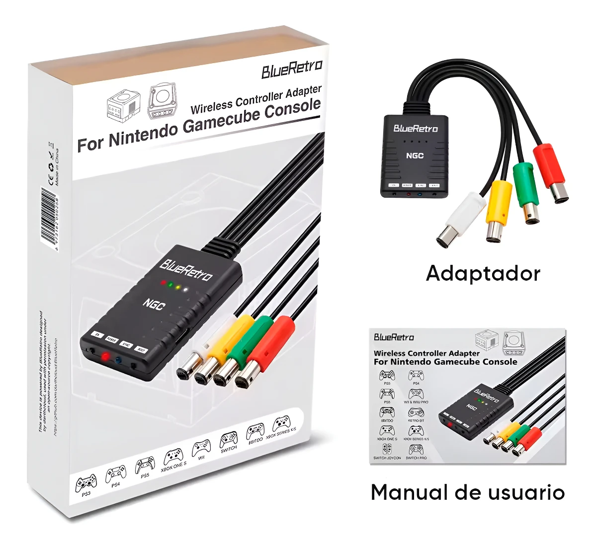 Adaptador Blueretro Gamecube Mandos Inalámbricos Bluetooth - Image 8