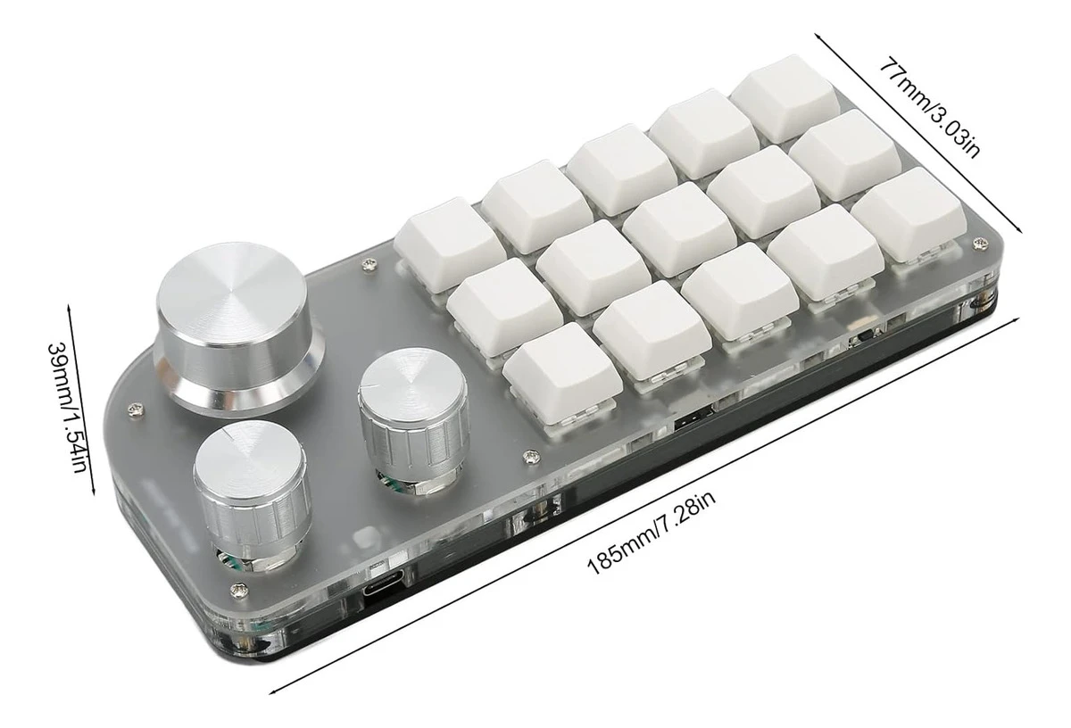 Teclado Numérico Programable Gamer Mecánico 15 Teclas Usb - Image 2