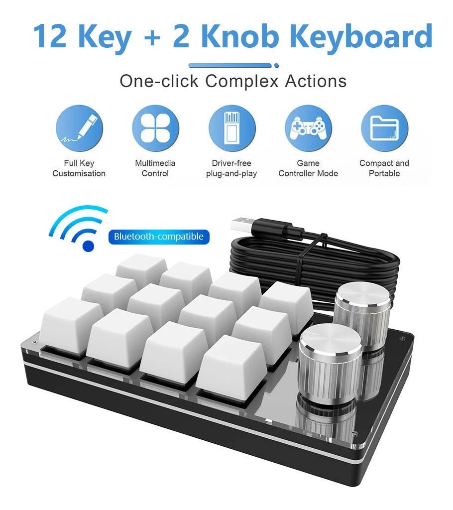 Teclado Numérico Programable Gamer Mecánico 15 Teclas Usb - Image 9