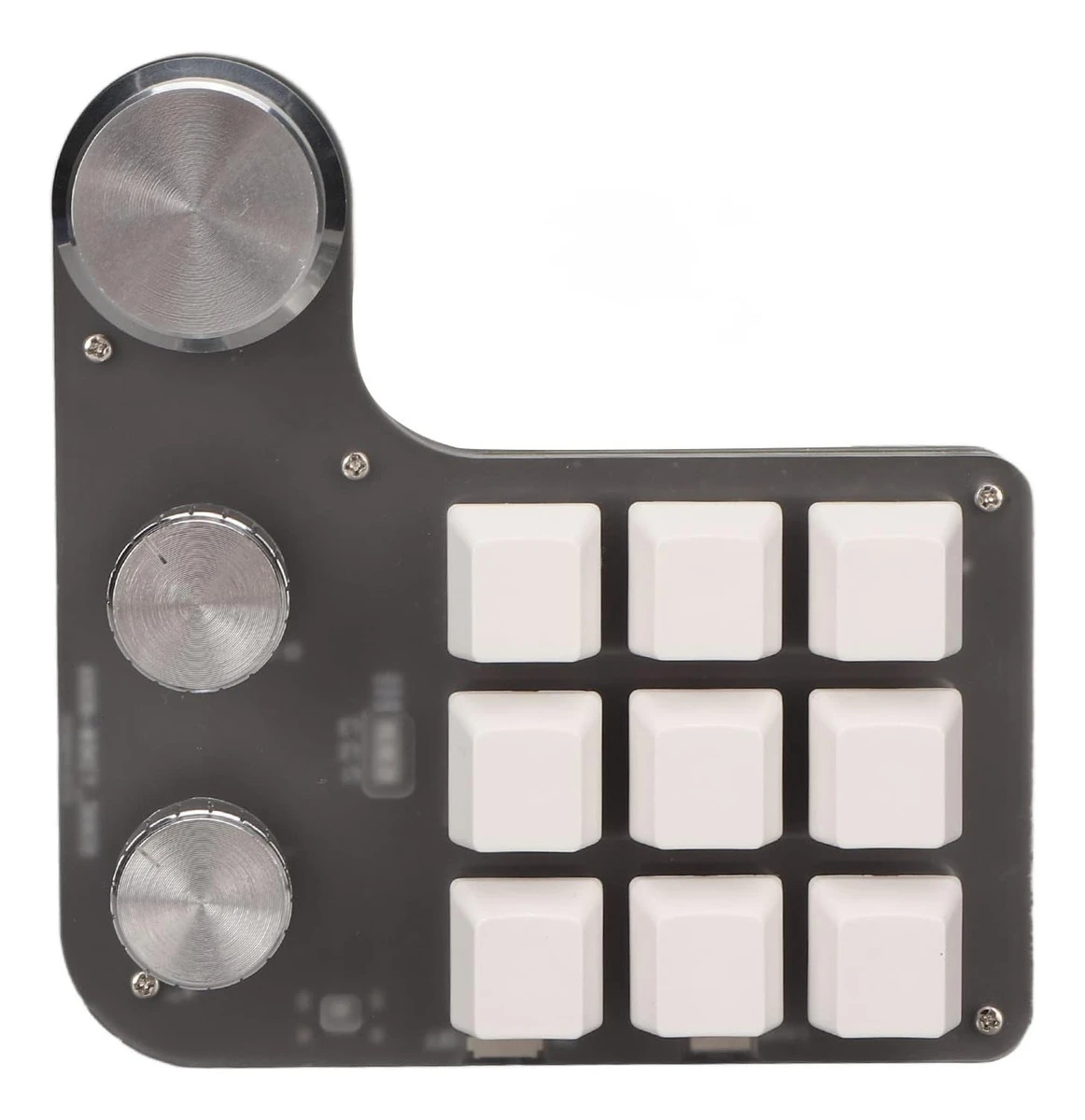 Teclado numérico programable gamer mecánico de 9 teclas con conexión USB, ideal para macros y atajos en gaming y productividad
