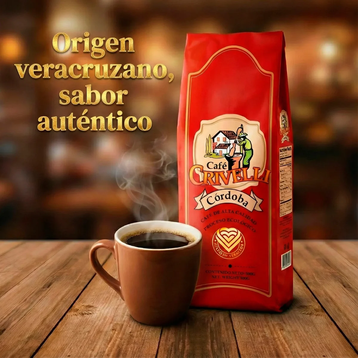 Café Molido 500gr Crivelli Cordoba Ecológico De Exportación - Image 3