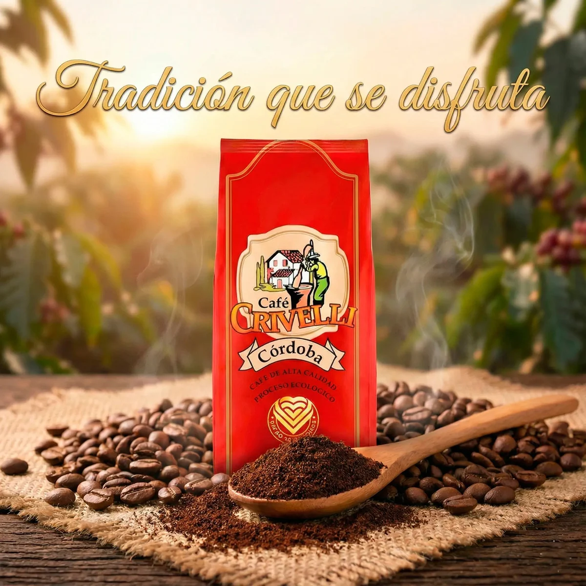 Café Molido 500gr Crivelli Cordoba Ecológico De Exportación - Image 6