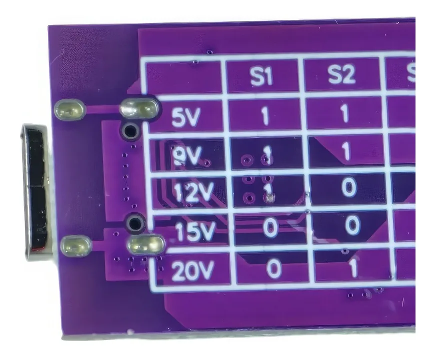Selector De Voltaje Usb-c De 5v-20v Eliminador Cel - Image 6
