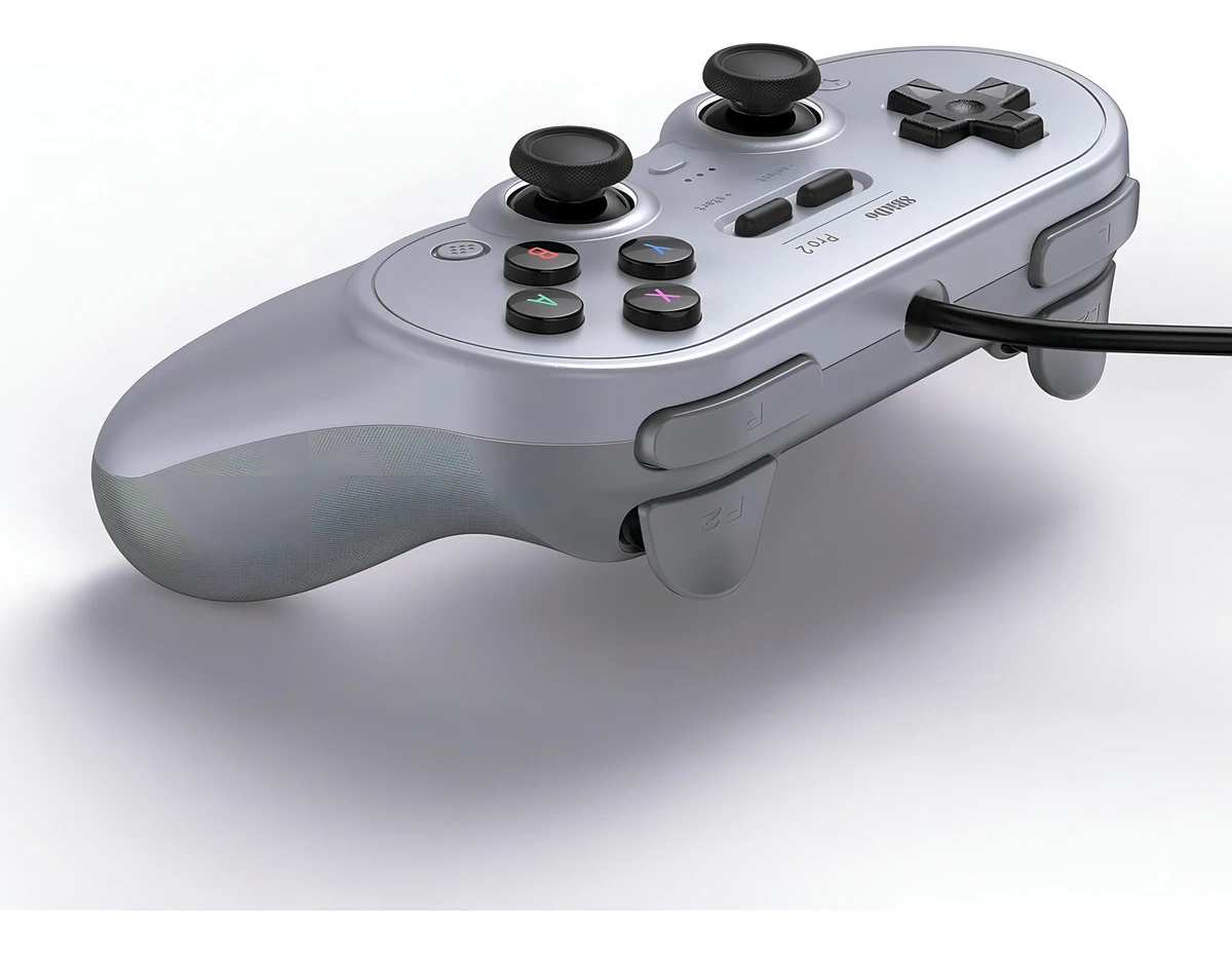 8bitdo Pro 2 Wired Controller For Switch Windows Steam Deck & Raspberry Pi Gray Edition - Image 5