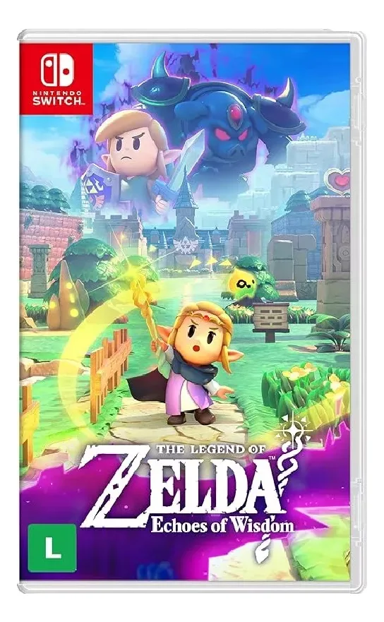 Portada del juego The Legend of Zelda: Echoes of Wisdom para Nintendo Switch, edición física en español