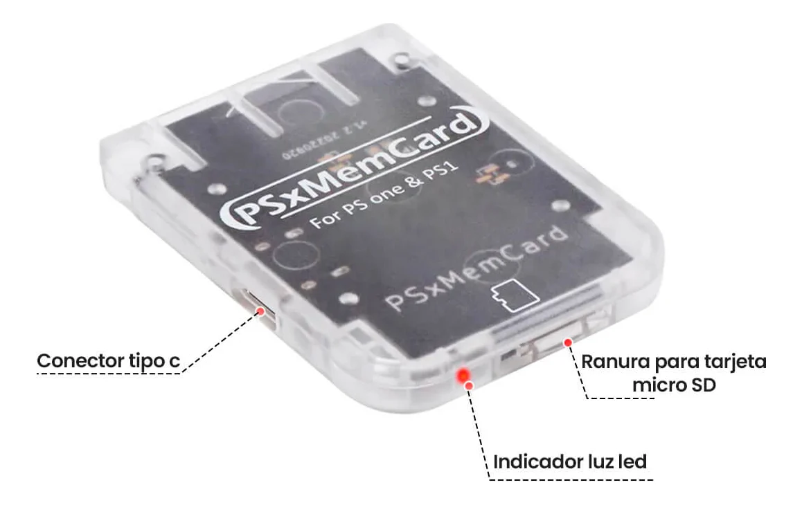 Tarjeta de memoria PS One/PS1 PsxMemCard Gen2 - Image 3
